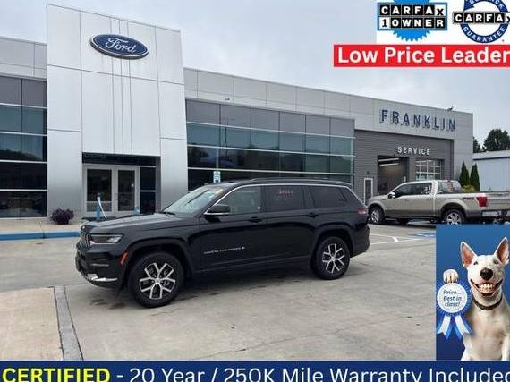 JEEP GRAND CHEROKEE L 2024 1C4RJKBG9R8527303 image JEEP GRAND CHEROKEE L 2024 1C4RJKBG9R8527303 image